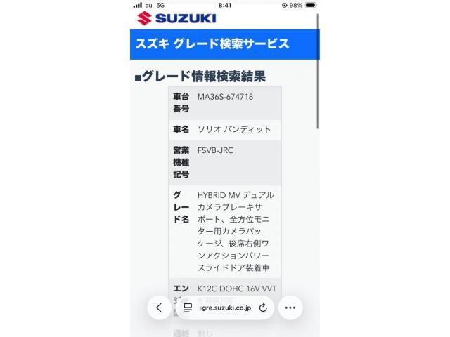 SUZUKI / SOLIO BANDIT
